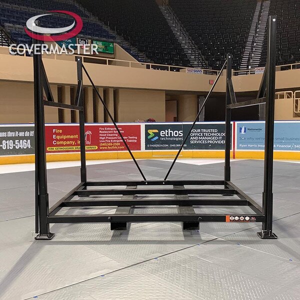 Ice Rink Cover Panel Installation, Removal and Stackable Storage ...