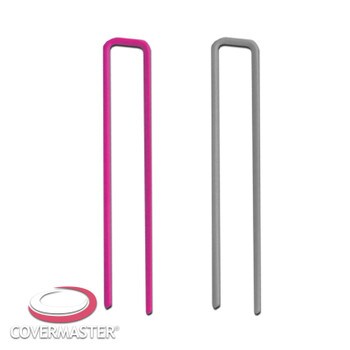 Anchor pins, sod staples for grass covers