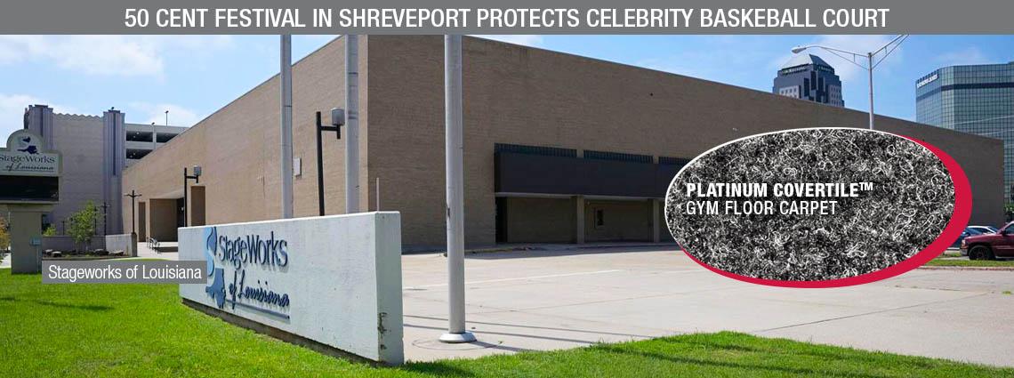 50 Cent Festival in Shreveport Protects Celebrity Baskeball Court